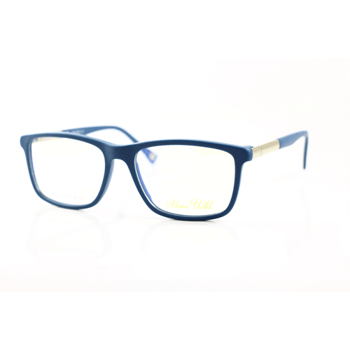 Proveedor óptico , Mundo Gafas , AW-017 , Azul 53-18-140 , Gafas de Graduado ,