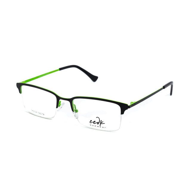 Proveedor óptico , Mundo Gafas , CK-2024R , Verde 52-19-140 , Gafas de Graduado ,