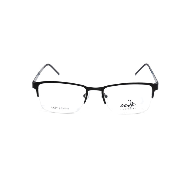 Proveedor óptico , Mundo Gafas , CK-2113 , Negro 53-18-140 , Gafas de Graduado ,