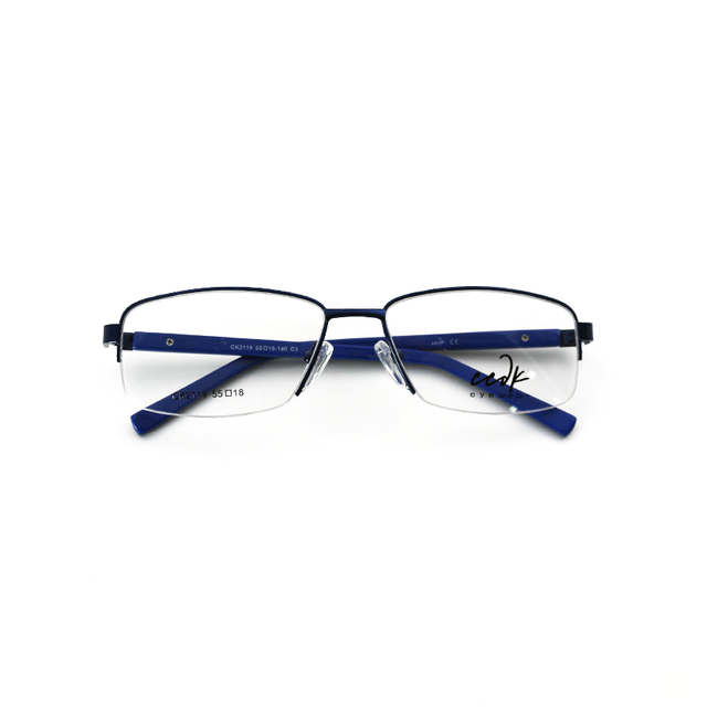 Proveedor óptico , Mundo Gafas , CK-2119 , Azul 55-18-140 , Gafas de Graduado ,