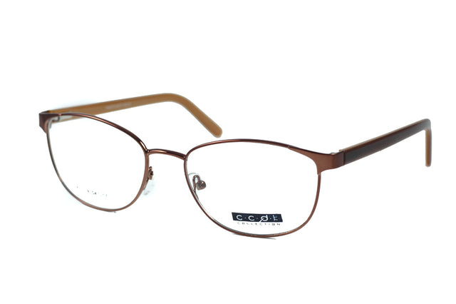 Proveedor óptico , Mundo Gafas , CK-2019 , Marrón 54-17-138 , Gafas de Graduado ,