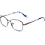 Proveedor óptico , Mundo Gafas , CK-2093 , Gris 53-17-136 , Gafas de Graduado ,