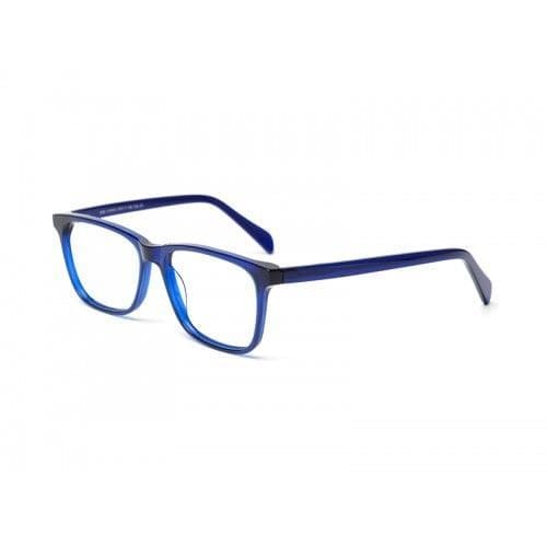Proveedor óptico , Mundo Gafas , CX-8493 , Azul 58-17-150 , Gafas de Graduado ,
