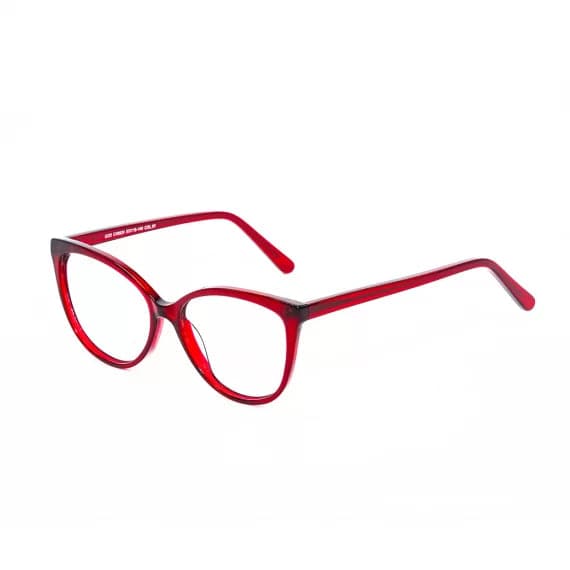 Proveedor óptico , Mundo Gafas , CX-8524 , Rojo 53-15-140 , Gafas de Graduado ,
