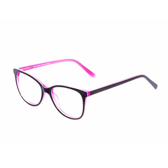Proveedor óptico , Mundo Gafas , CX-8535 , Rosa 53-18-142 , Gafas de Graduado ,