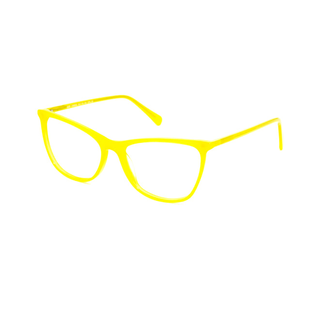 Proveedor óptico , Mundo Gafas , CX-8552 , Amarillo 54-16-145 , Gafas de Graduado ,