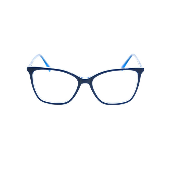 Proveedor óptico , Mundo Gafas , CX-8557 , Azul 55-16-145 , Gafas de Graduado ,