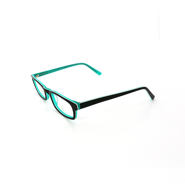 Proveedor óptico , Mundo Gafas , CX-8561 , Verde 49-20-145 , Gafas de Graduado ,