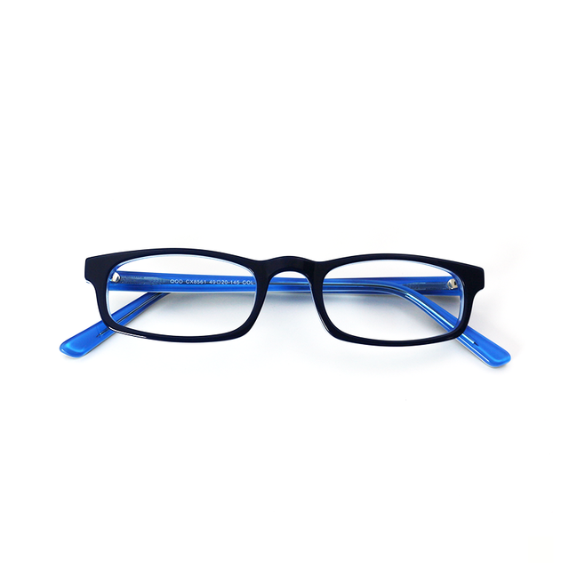 Proveedor óptico , Mundo Gafas , CX-8561 , Azul 49-20-145 , Gafas de Graduado ,