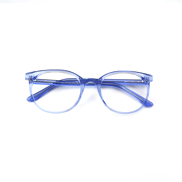 Proveedor óptico , Mundo Gafas , CX-8563 , Azul 51-20-142 , Gafas de Graduado ,