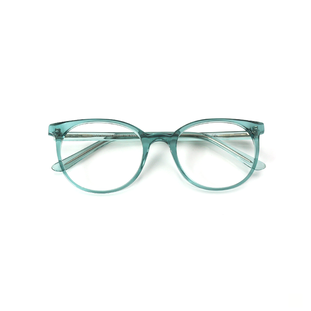 Proveedor óptico , Mundo Gafas , CX-8563 , Verde 51-20-142 , Gafas de Graduado ,