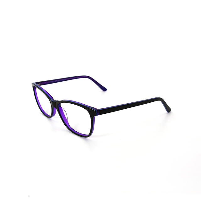 Proveedor óptico , Mundo Gafas , CX-8565 , Morado 53-15-142 , Gafas de Graduado ,