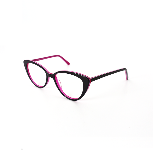 Proveedor óptico , Mundo Gafas , CX-8566 , Morado 52-17-145 , Gafas de Graduado ,