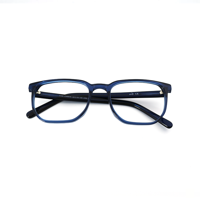 Proveedor óptico , Mundo Gafas , CX-8570 , Azul 52-19-145 , Gafas de Graduado ,