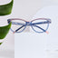 Proveedor óptico , Mundo Gafas , HM-5326 , Azul 53-17-140 , Gafas de Graduado ,