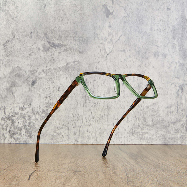 Proveedor óptico , Mundo Gafas , HM-5334 , Verde 55-17-145 , Gafas de Graduado ,