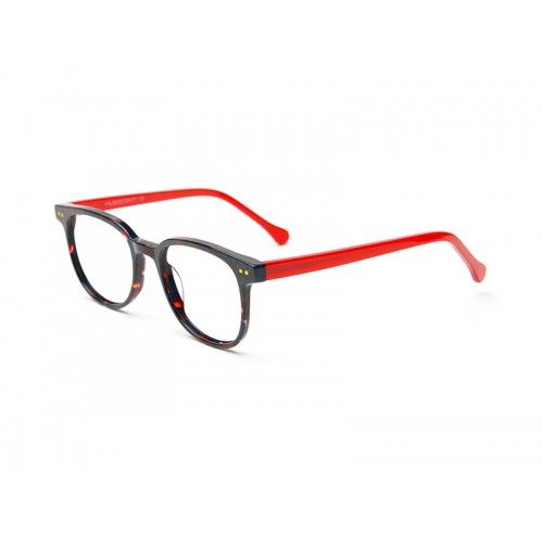 Proveedor óptico , Mundo Gafas , HM-4051 , Rojo 49-19-140 , Gafas de Graduado ,