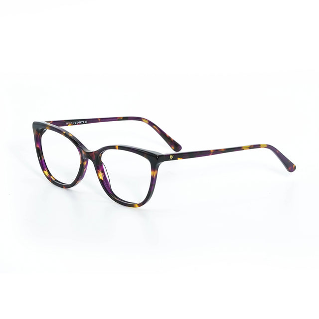 Proveedor óptico , Mundo Gafas , HM-5257 , Morado 55-18-145 , Gafas de Graduado ,