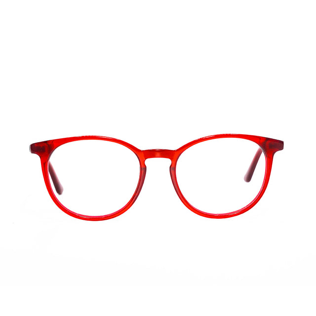 Proveedor óptico , Mundo Gafas , HM-5266 , Rojo 51-19-140 , Gafas de Graduado ,