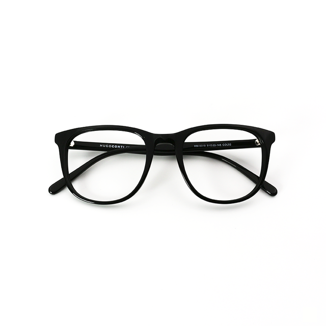 Proveedor óptico , Mundo Gafas , HM-5319 , Negro 51-22-145 , Graduado ,