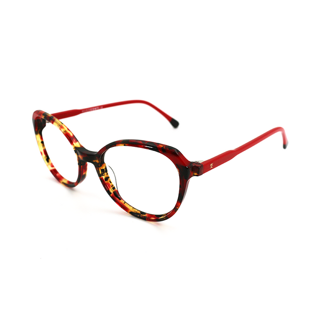 Proveedor óptico , Mundo Gafas , HM-5327 , Granate 53-18-140 , Gafas de Graduado ,