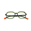 Proveedor óptico , Mundo Gafas , HM-5331 , Verde 50-16-140 , Gafas de Graduado ,