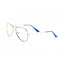 Proveedor óptico , Mundo Gafas , HX-8157 , Azul 55-14-138 , Gafas de Graduado ,