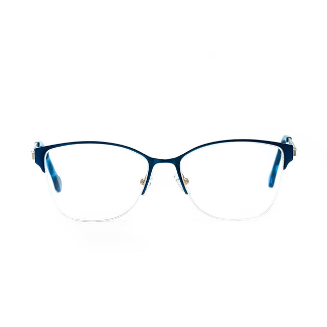 Proveedor óptico , Mundo Gafas , HX-8179 , Azul 54-16-135 , Gafas de Graduado ,