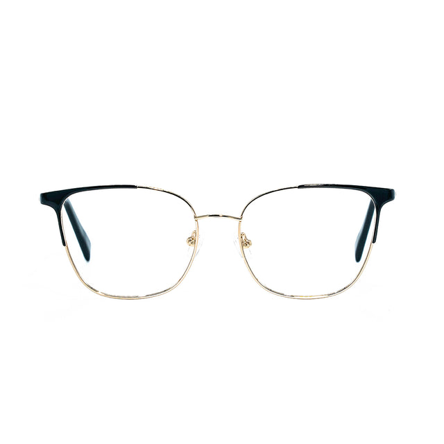 Proveedor óptico , Mundo Gafas , HX-8201 , Negro 54-17-140 , Gafas de Graduado ,