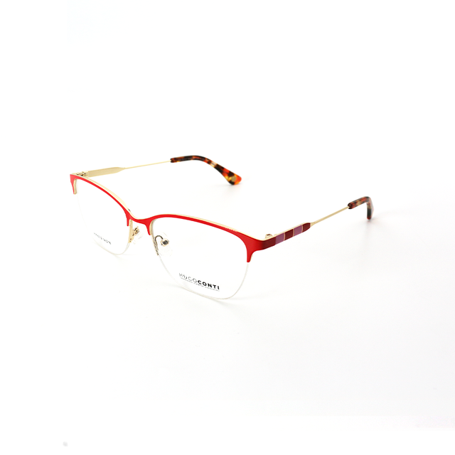 Proveedor óptico , Mundo Gafas , HX-8212 , Rojo 54-16-140 , Graduado ,