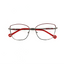 Proveedor óptico , Mundo Gafas , HX-8217 , Rojo 54-16-140 , Gafas de Graduado ,