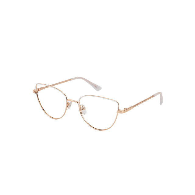 Proveedor óptico , Mundo Gafas , HX-8218 , Dorado 53-18-138 , Gafas de Graduado ,