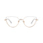 Proveedor óptico , Mundo Gafas , HX-8218 , Dorado 53-18-138 , Gafas de Graduado ,