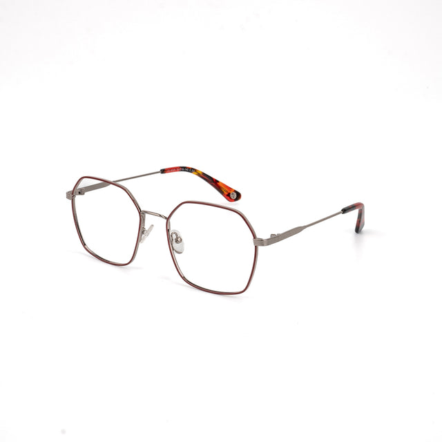 Proveedor óptico , Mundo Gafas , HX-8229 , Granate 55-18-140 , Gafas de Graduado ,