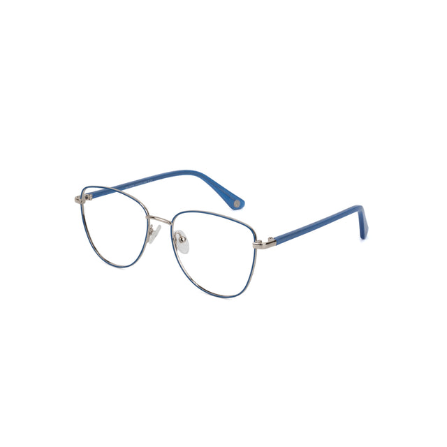 Proveedor óptico , Mundo Gafas , HX-8234 , Azul 53-17-140 , Gafas de Graduado ,