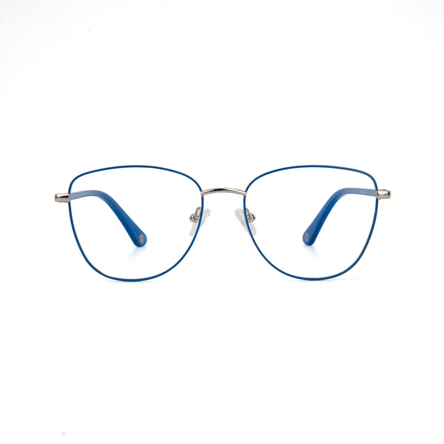 Proveedor óptico , Mundo Gafas , HX-8234 , Azul 53-17-140 , Gafas de Graduado ,