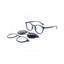 Proveedor óptico , Mundo Gafas , HZ-8501 , Azul 48-22-140 , Gafas de Graduado ,