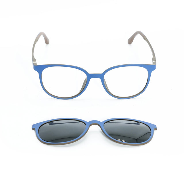 Proveedor óptico , Mundo Gafas , HZ-8507 , Azul 50-16-140 , Gafas de Graduado ,