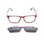 Proveedor óptico , Mundo Gafas , HZ-8508 , Granate 56-17-140 , Gafas de Graduado ,