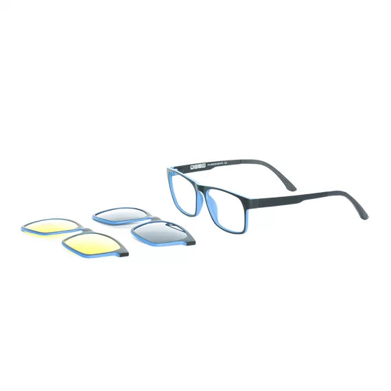 Proveedor óptico , Mundo Gafas , HZ-8508 , Azul 56-17-140 , Gafas de Graduado ,