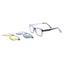 Proveedor óptico , Mundo Gafas , HZ-8509 , Morado 52-18-140 , Gafas de Graduado ,