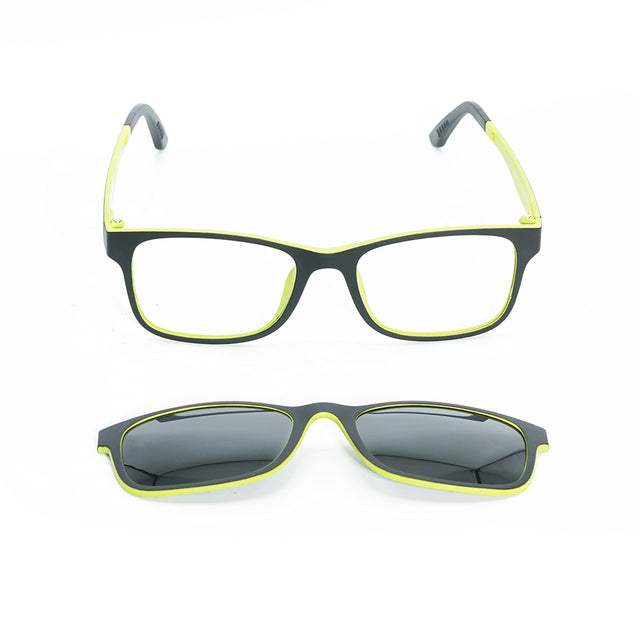 Proveedor óptico , Mundo Gafas , HZ-8509 , Verde 52-18-140 , Gafas de Graduado ,