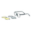 Proveedor óptico , Mundo Gafas , HZ-8510 , Negro 50-19-140 , Gafas de Graduado ,
