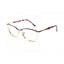 Proveedor óptico , Mundo Gafas , HX-8171 , Morado 54-16-138 , Gafas de Graduado ,